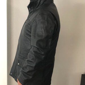 Andrew Marc black leather jacket